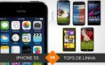 Todos os tops de linha do momento versus o iPhone 5S 